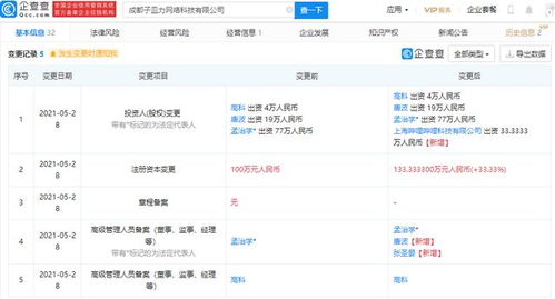 B站投资子皿力网络科技公司，拓展文化创作与科技服务新领域